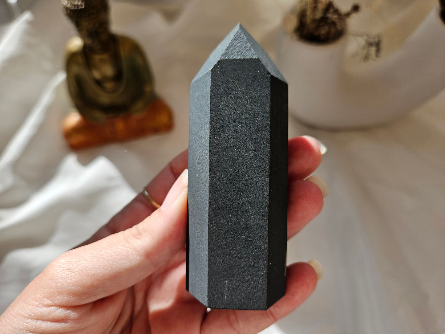 Pyrite and Shungite Tower 04