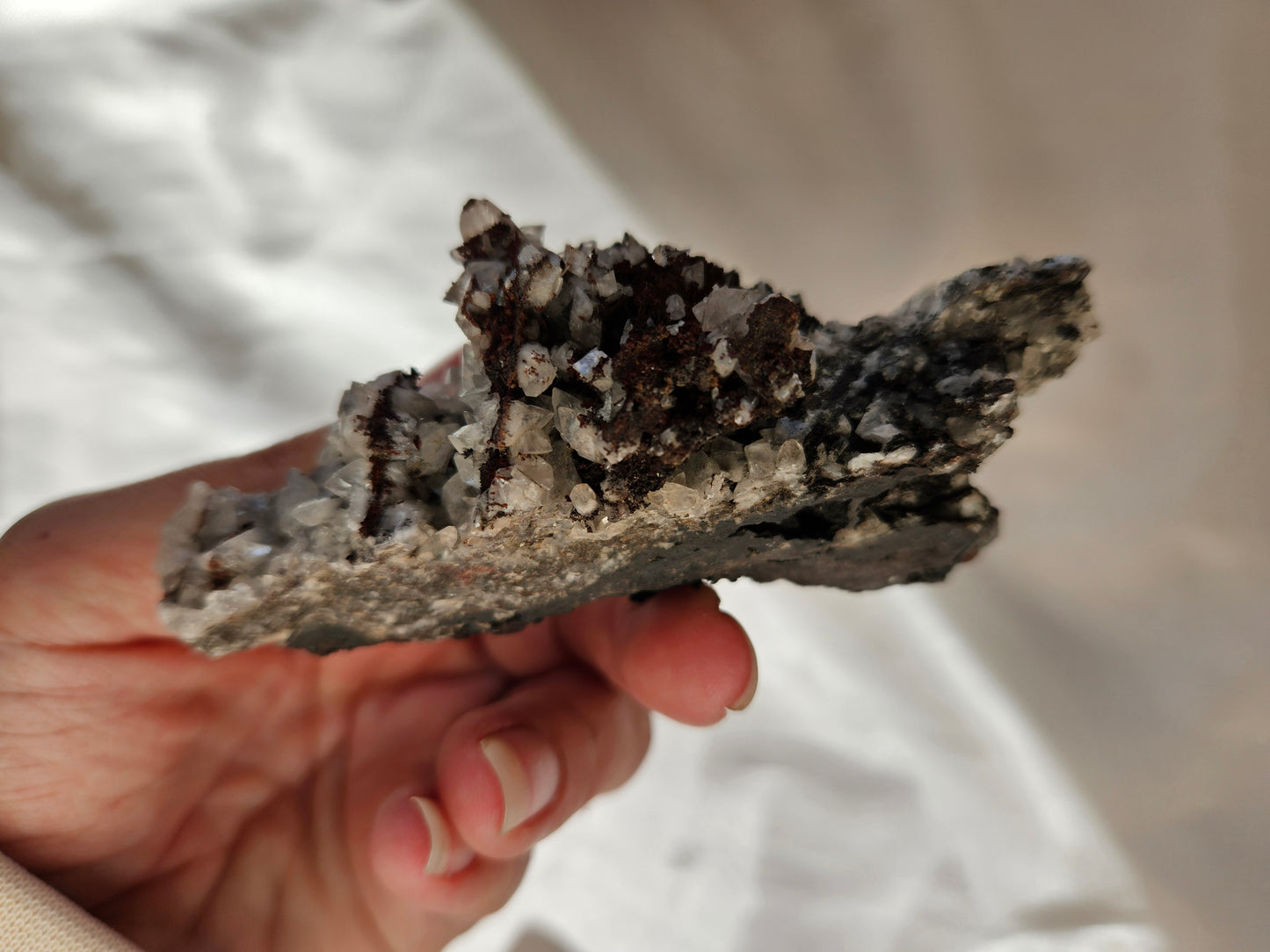 Barite, Calcite & Quartz Specimen