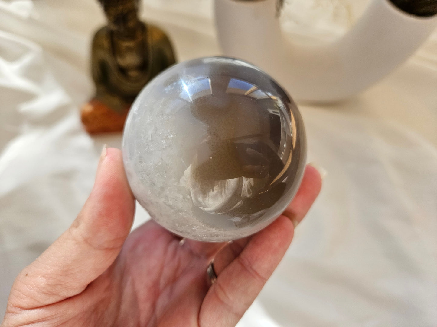 Druzy Agate Sphere