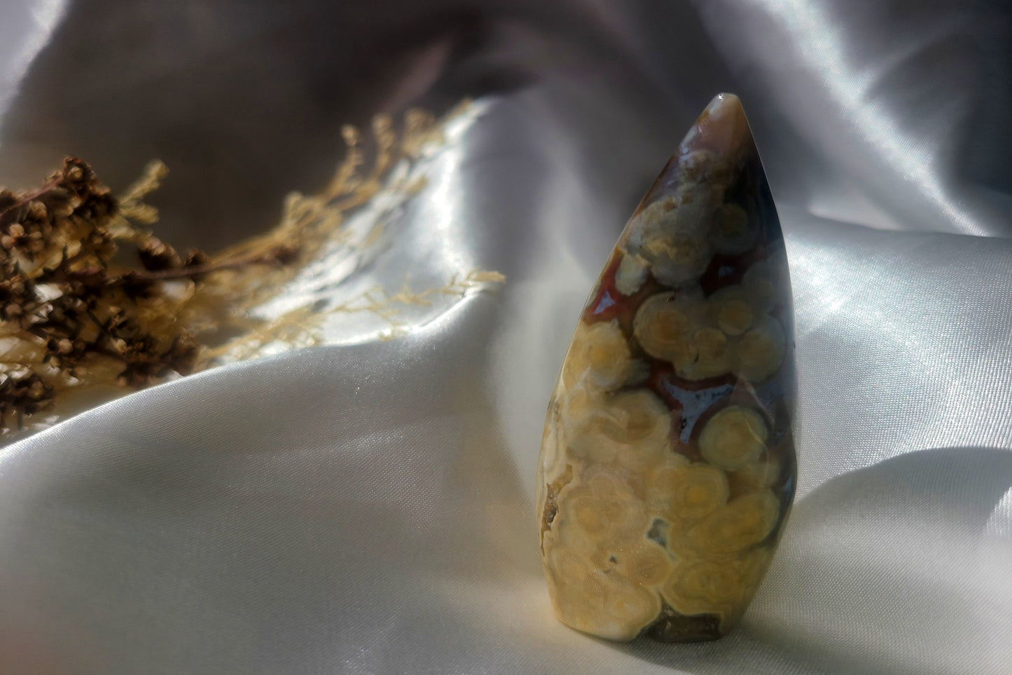 Druzy Ocean Jasper Flame 01