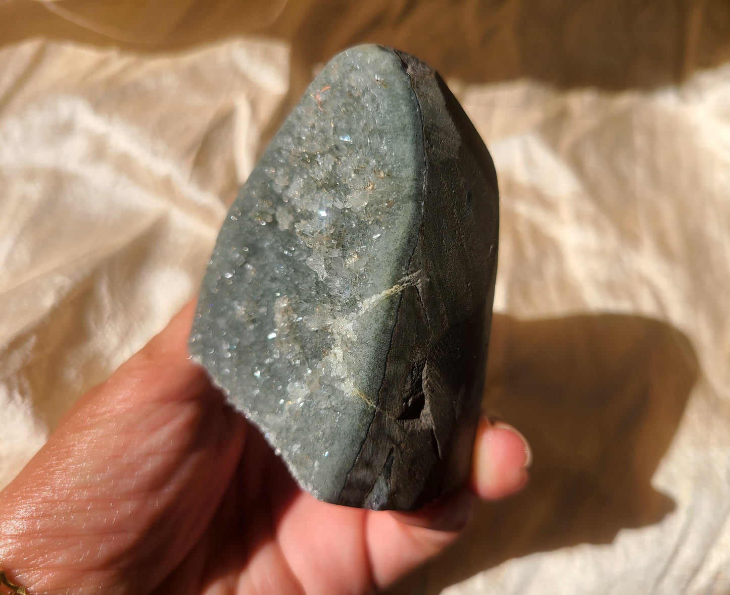 Black Galaxy Amethyst Cut Base 07