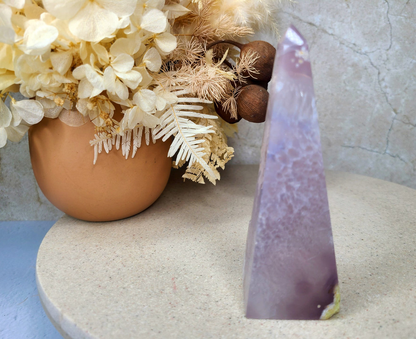 Druzy Agate Obelisk 04