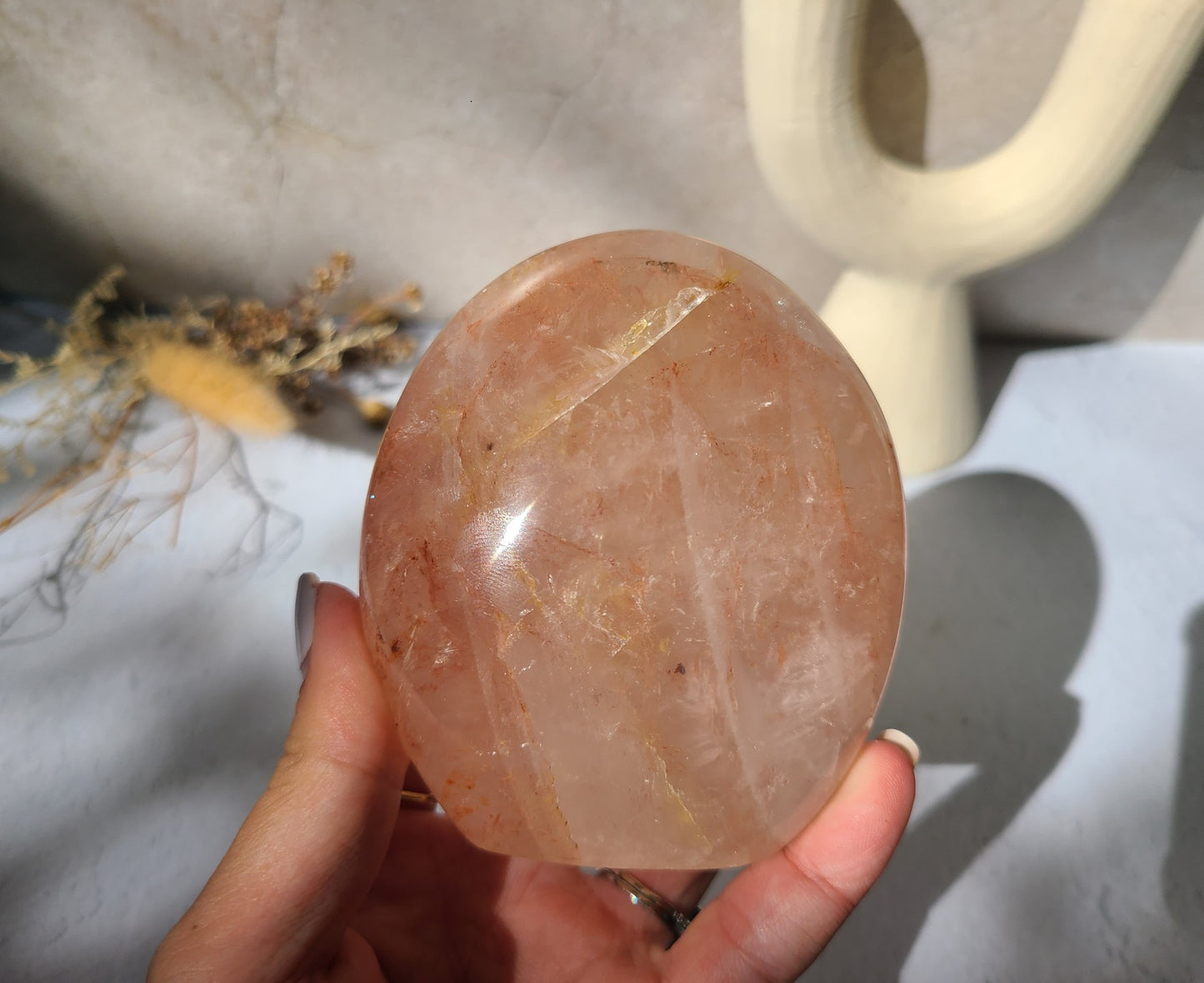 Fire Quartz self-standing Free Form 03