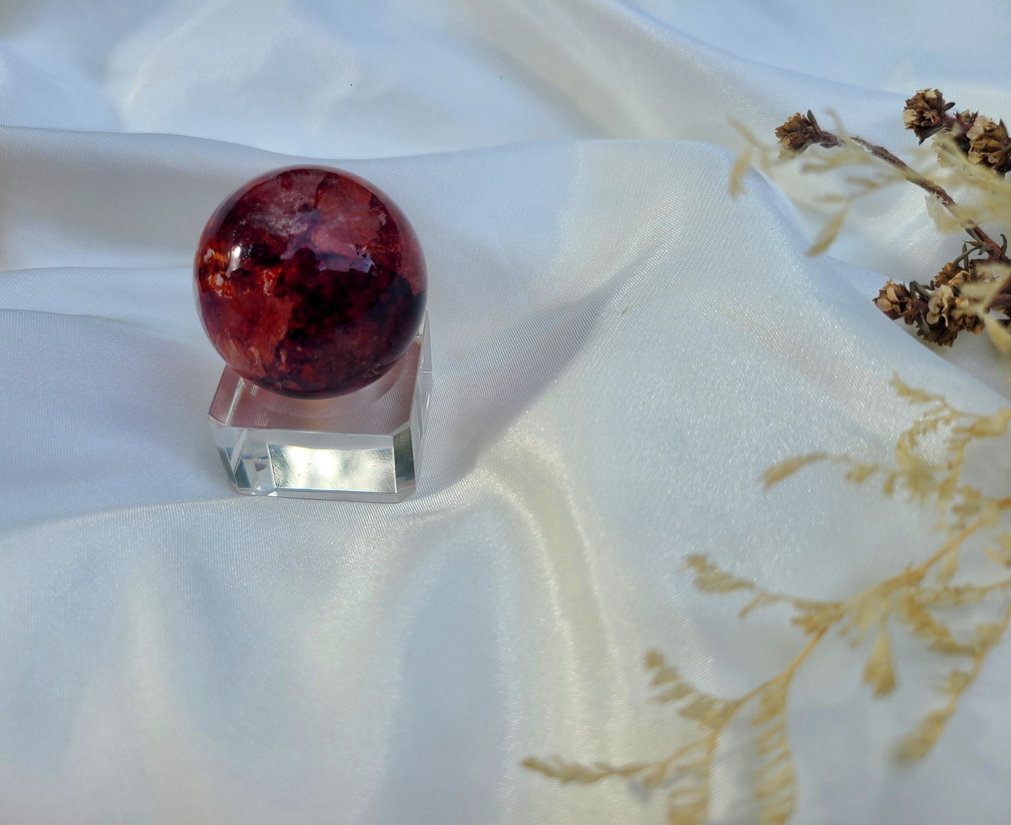 Fire Quartz Sphere 01