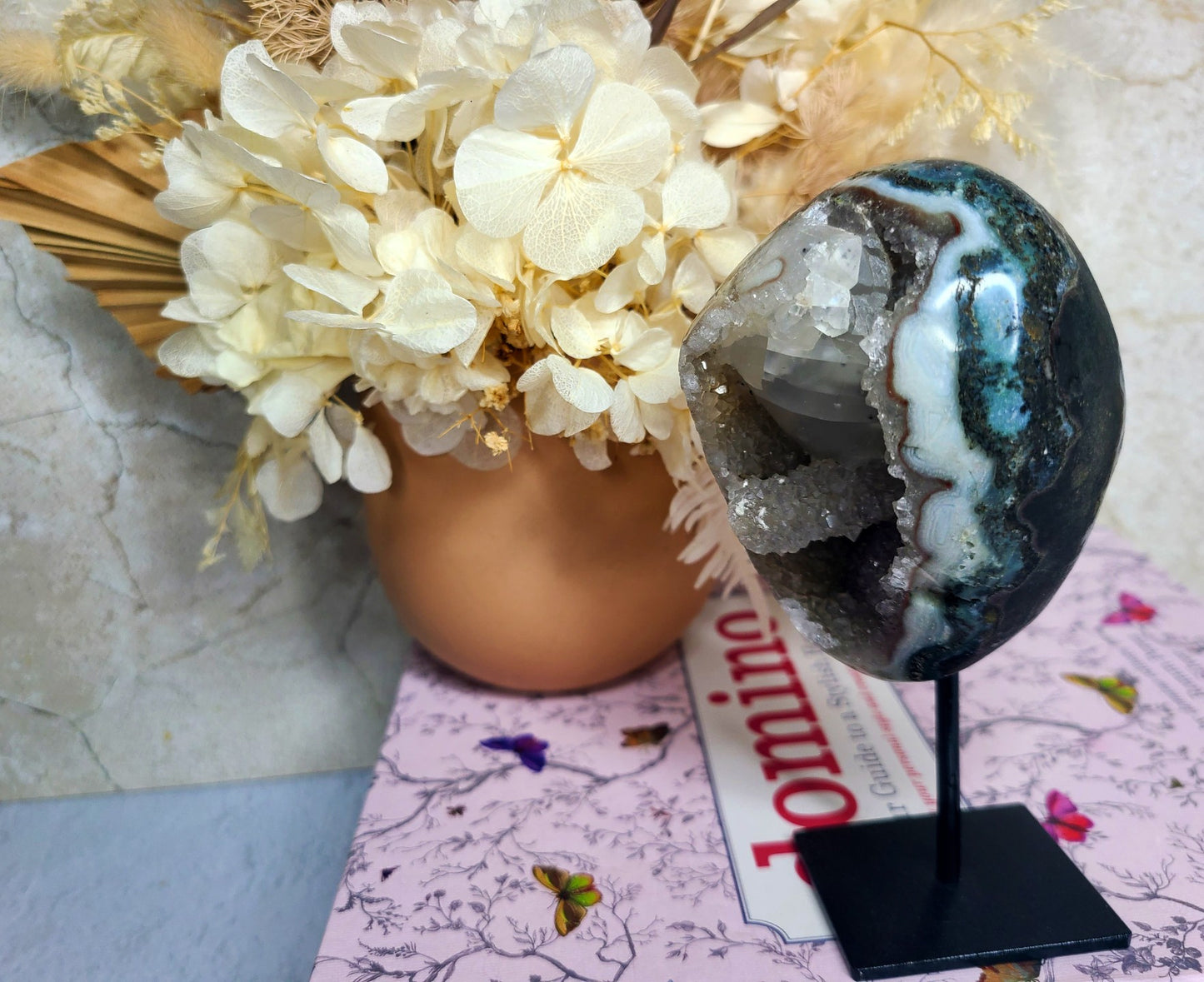 Flower Amethyst Free Form on stand