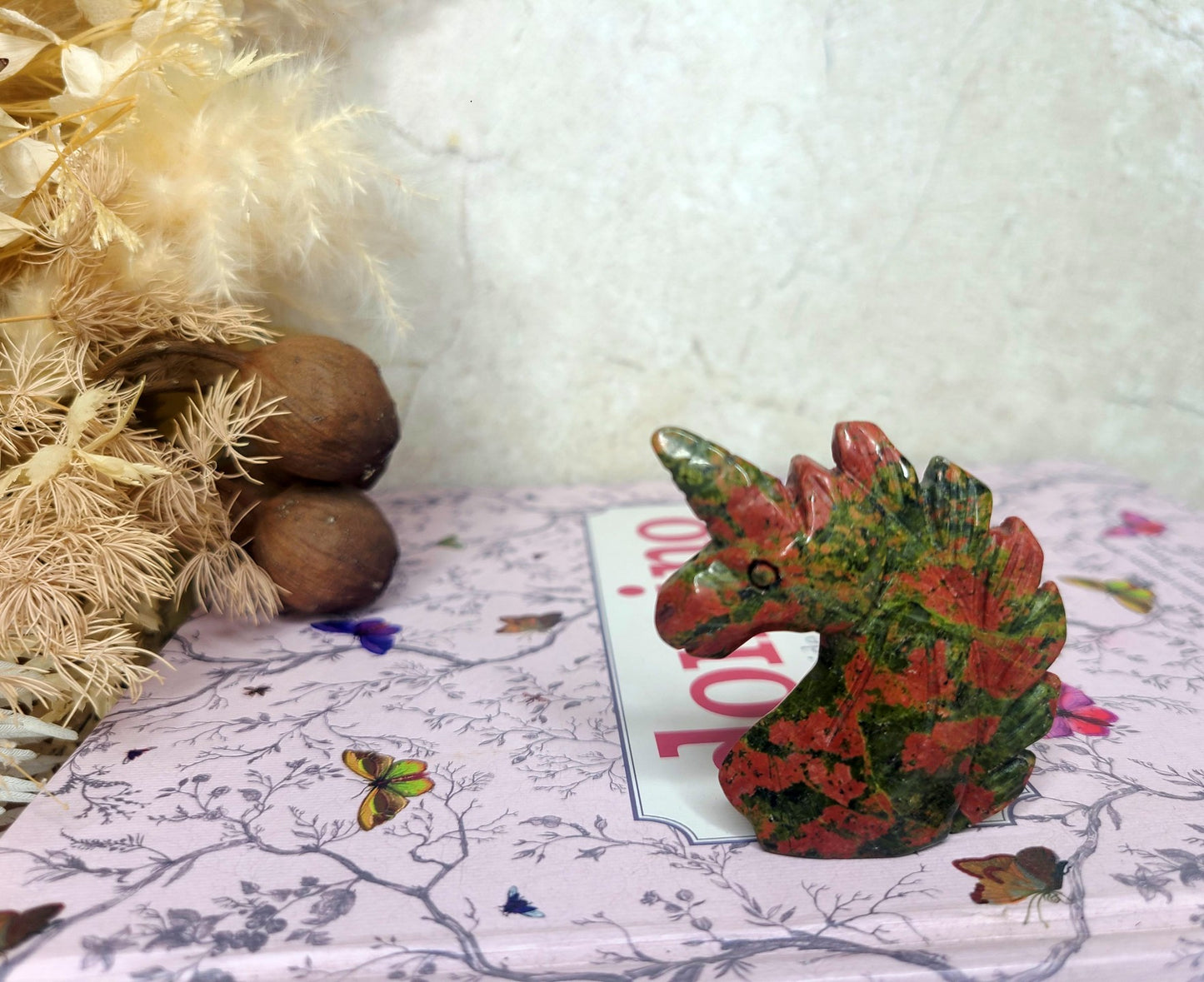 Ukanite Unicorn Carving