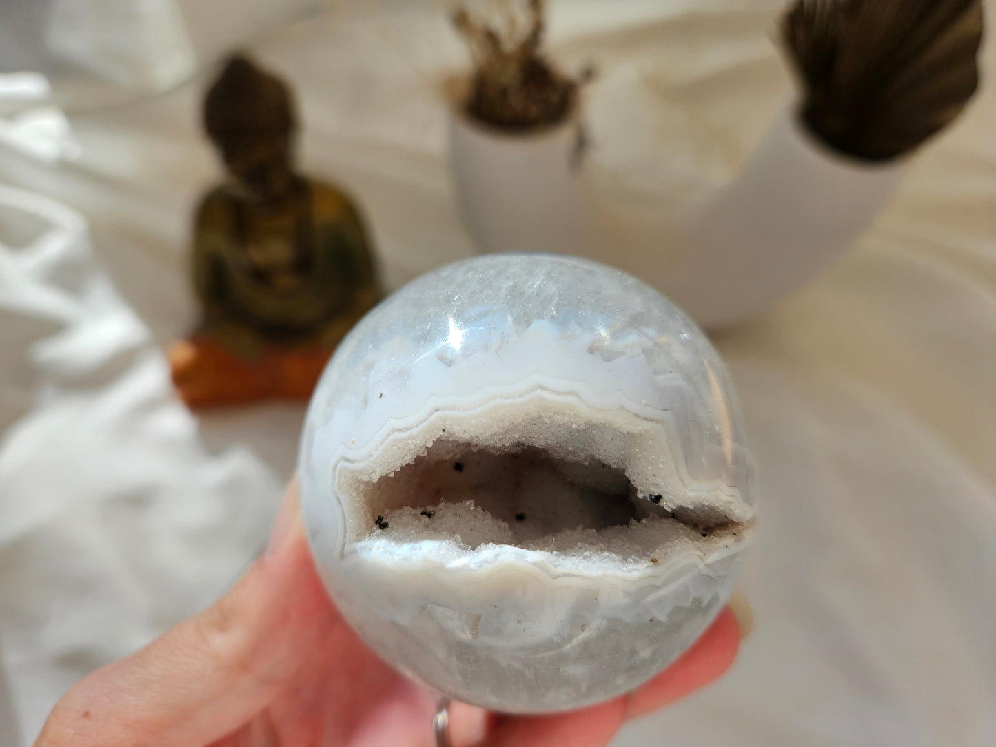 Druzy Agate Sphere