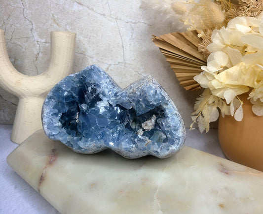 High Grade Celestite Self-standing Cluster - 1.5kg