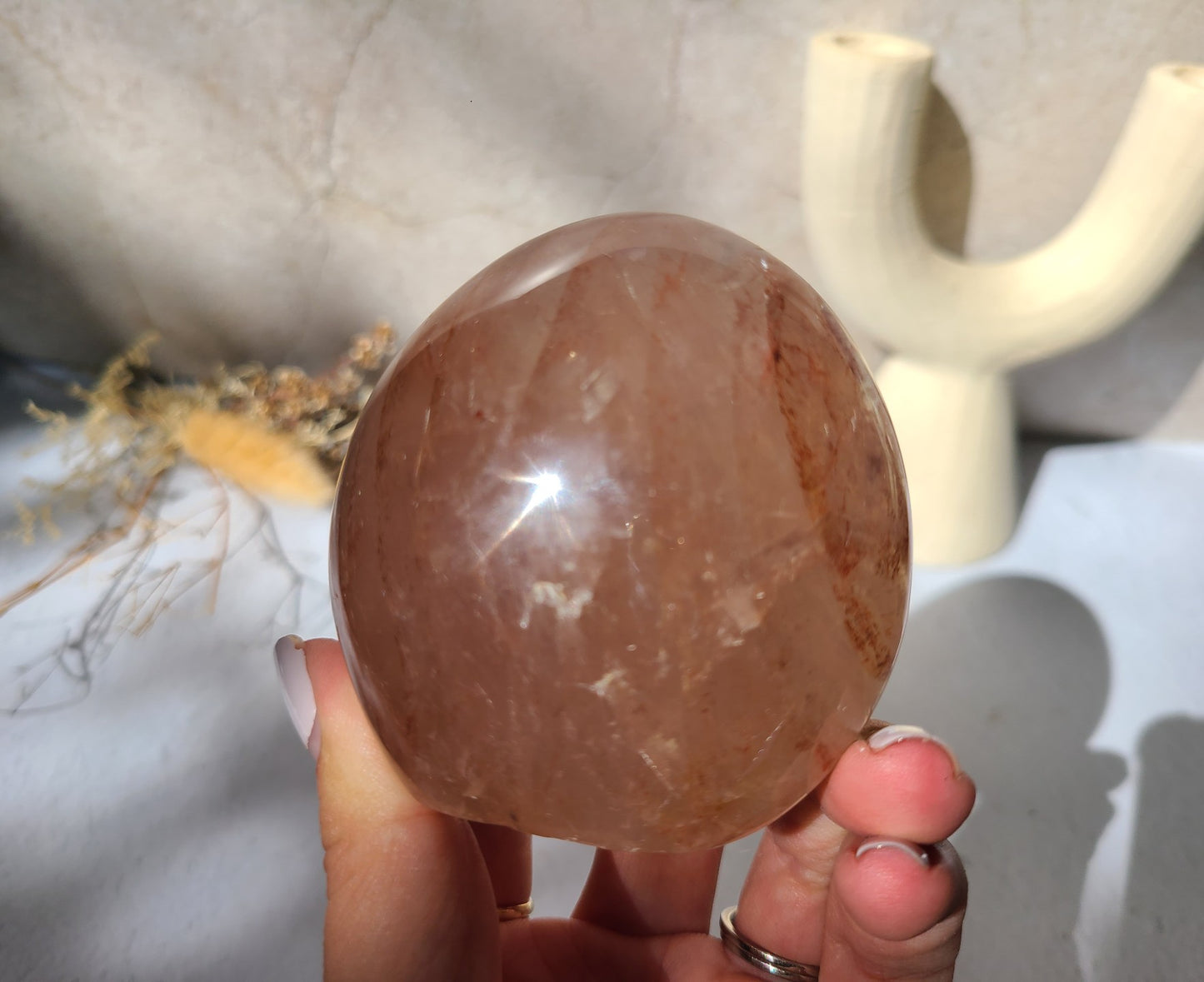 Fire Quartz self-standing Free Form 01