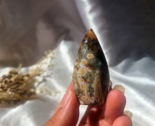 Druzy Ocean Jasper Flame 04