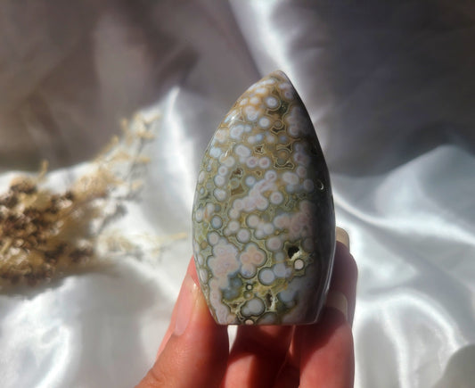 Druzy Ocean Jasper Flame 03
