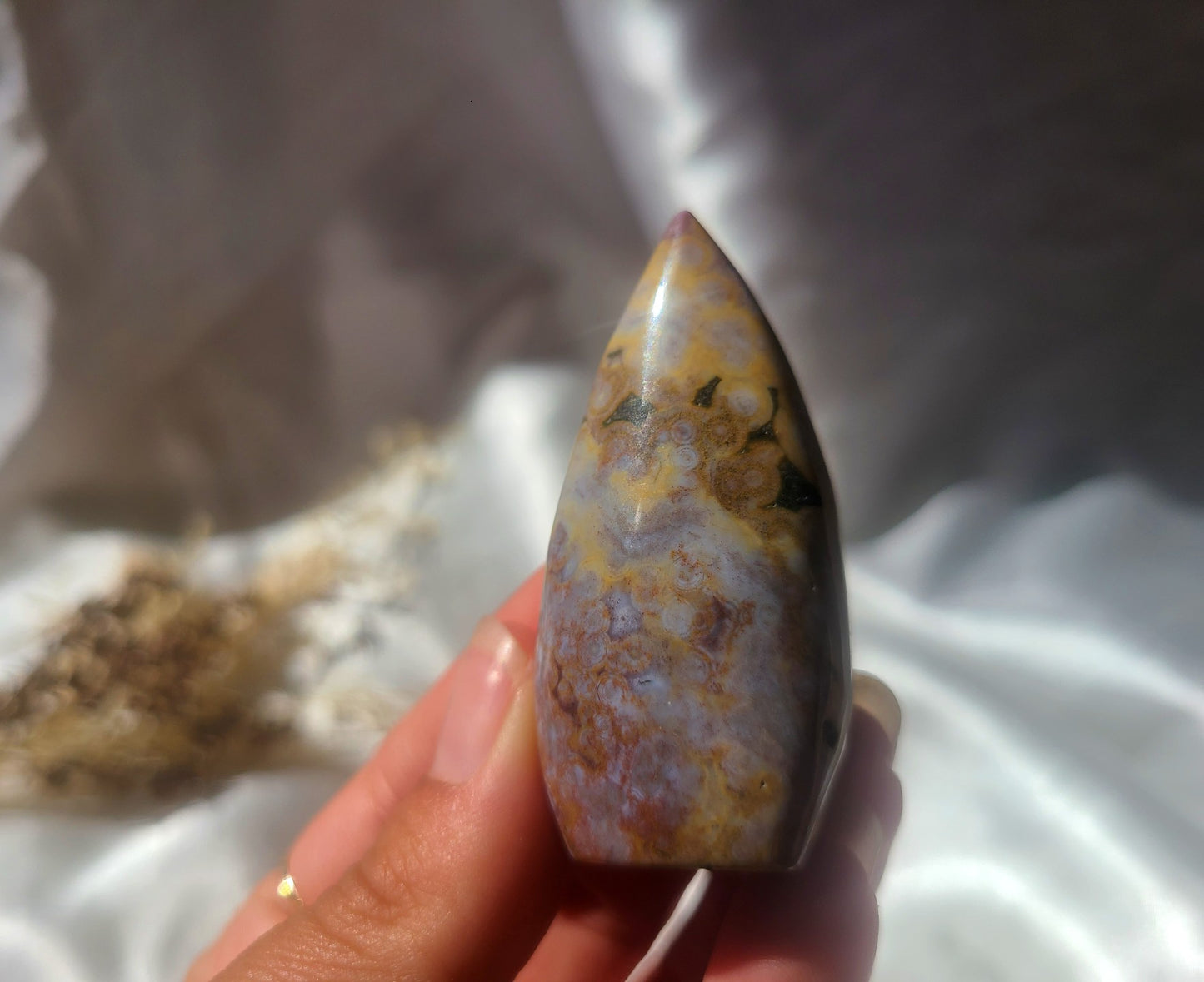 Druzy Ocean Jasper Flame 05