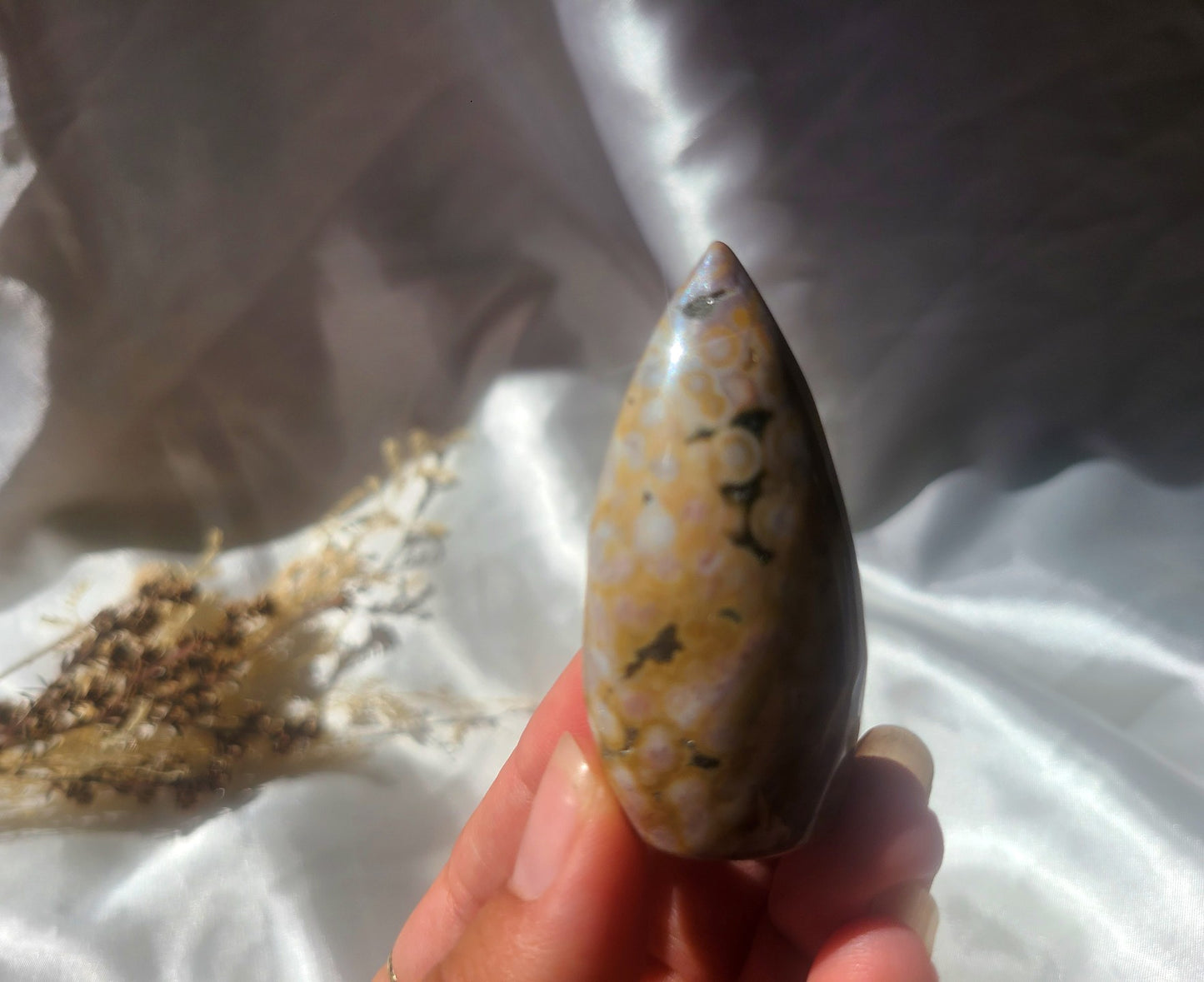 Druzy Ocean Jasper Flame 05