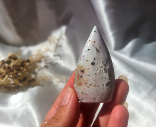 Druzy Ocean Jasper Flame 07