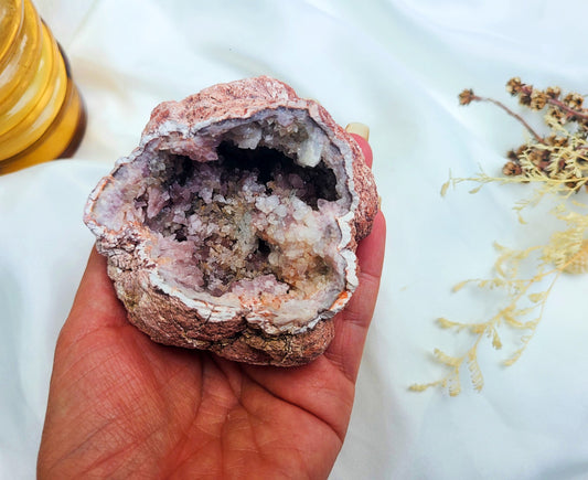 Pink Amethyst Geode 01