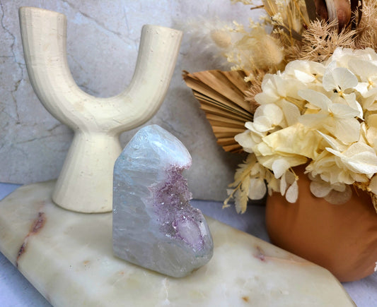 Amethyst and Agate Standing Free Form