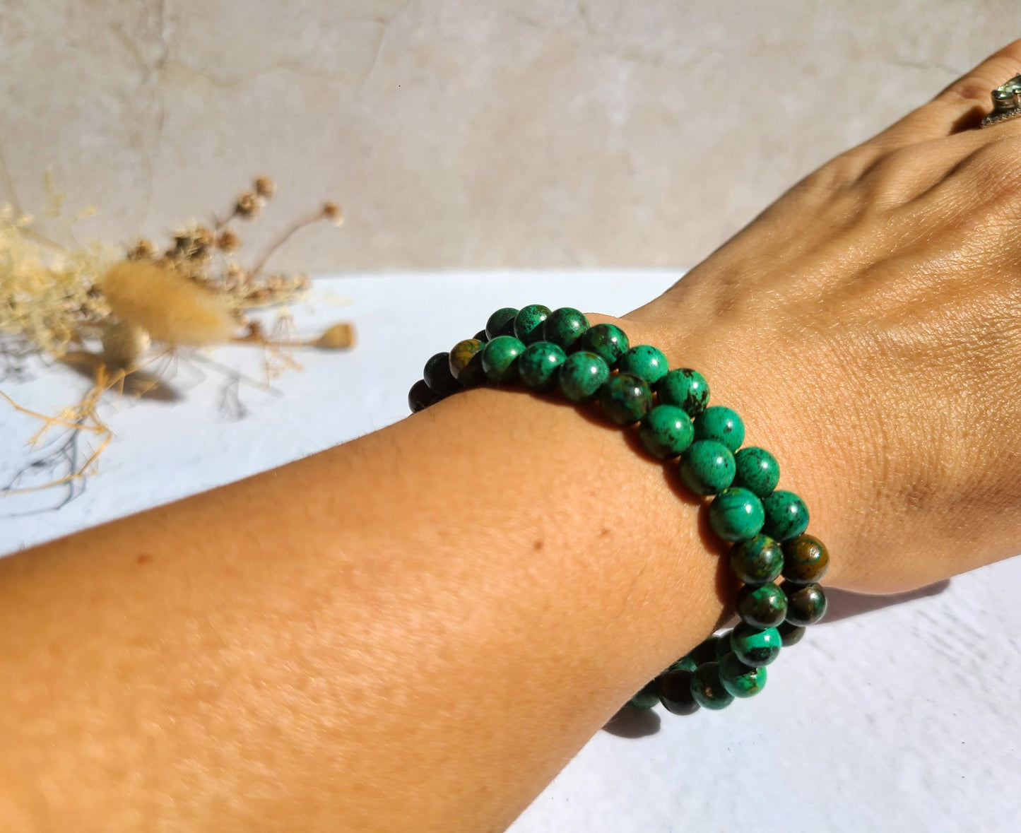 Azurite and Malachite Bracelet