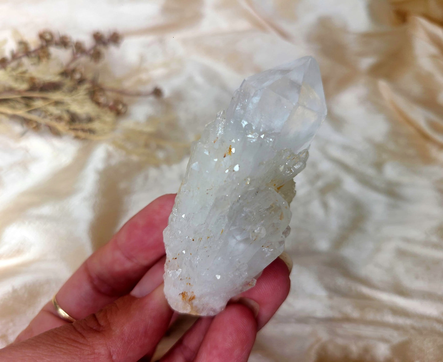 Clear Quartz and Raw Brandberg Bundle