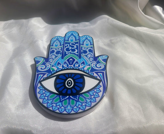 Hamsa Trinket - Dark Blue