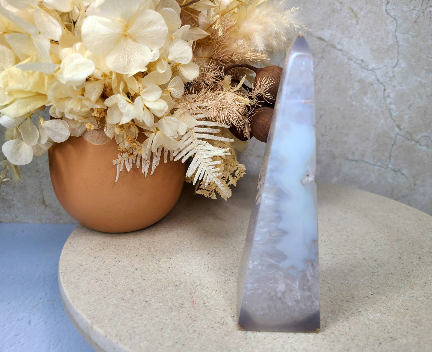 Druzy Agate Obelisk 01