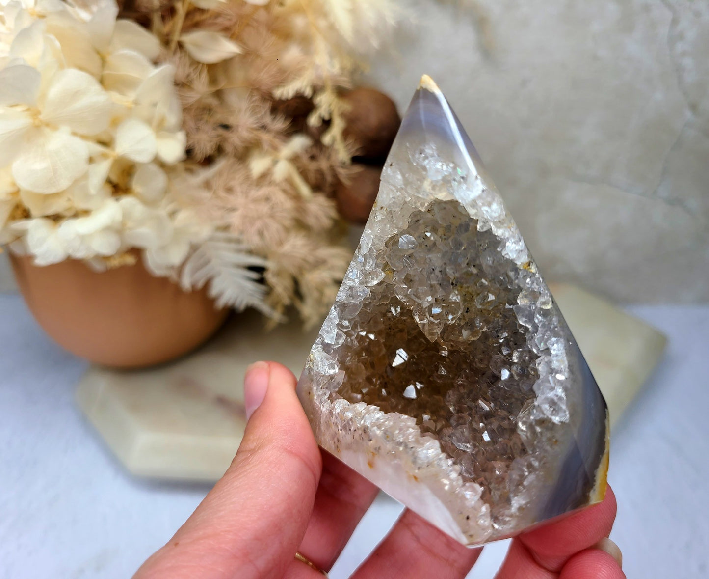 Druzy Agate Diamond 20