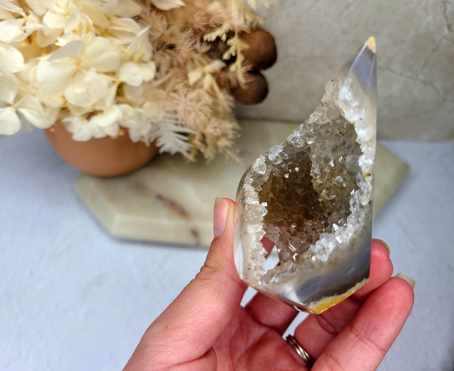 Druzy Agate Diamond 20