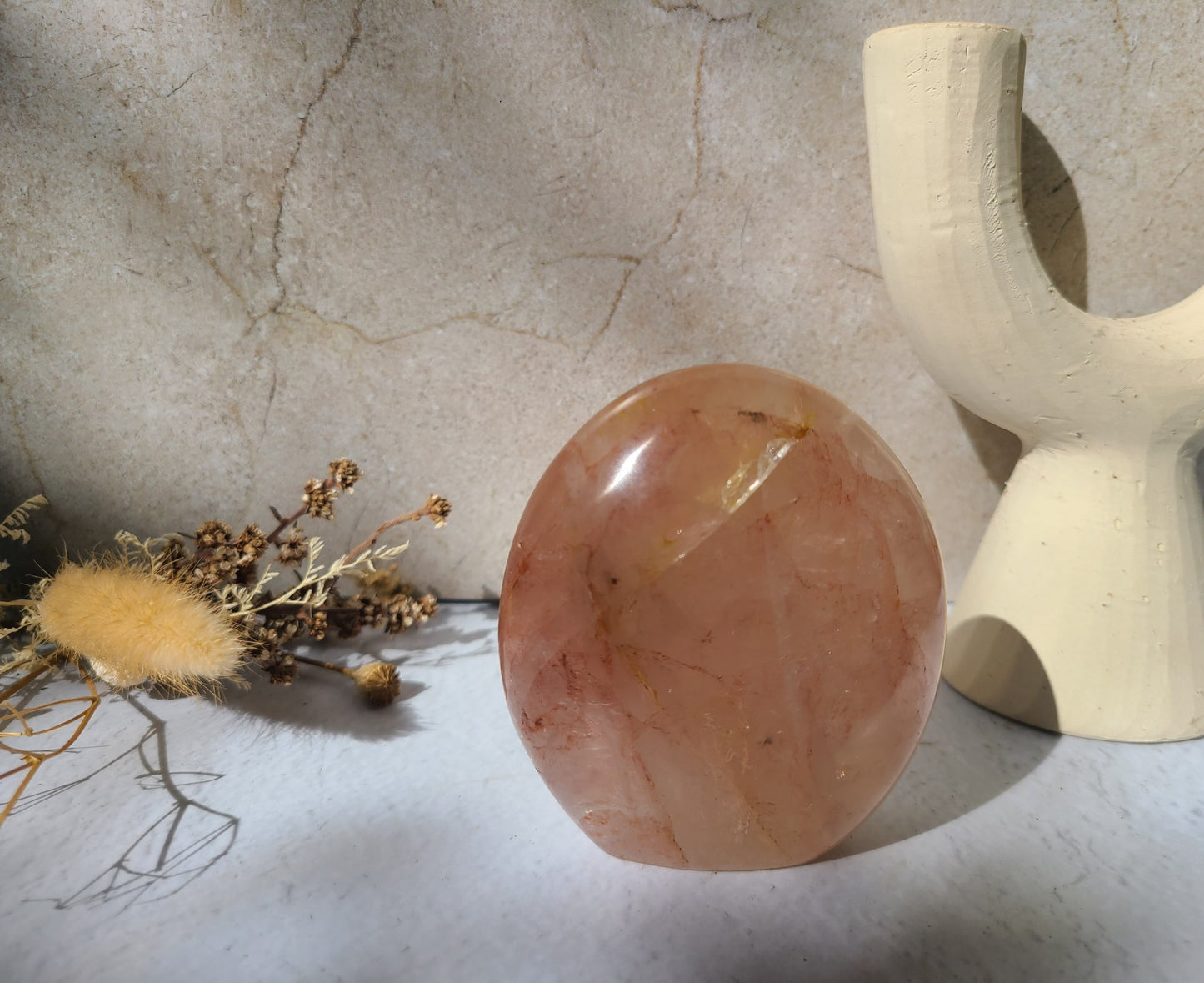 Fire Quartz self-standing Free Form 03