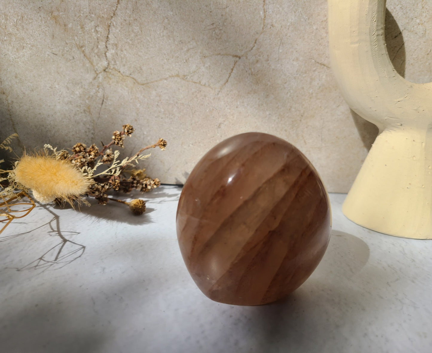 Fire Quartz self-standing Free Form 01