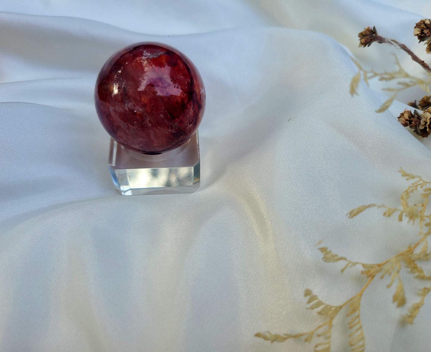 Fire Quartz Sphere 01