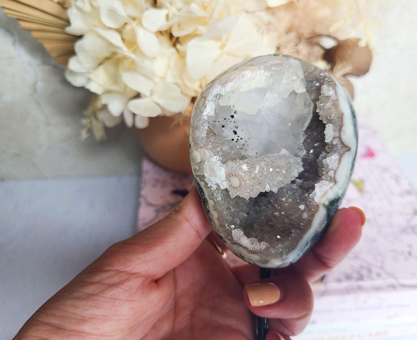 Flower Amethyst Free Form on stand