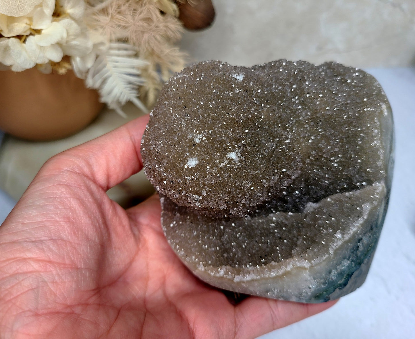 Glaxy Amethyst Cut Base