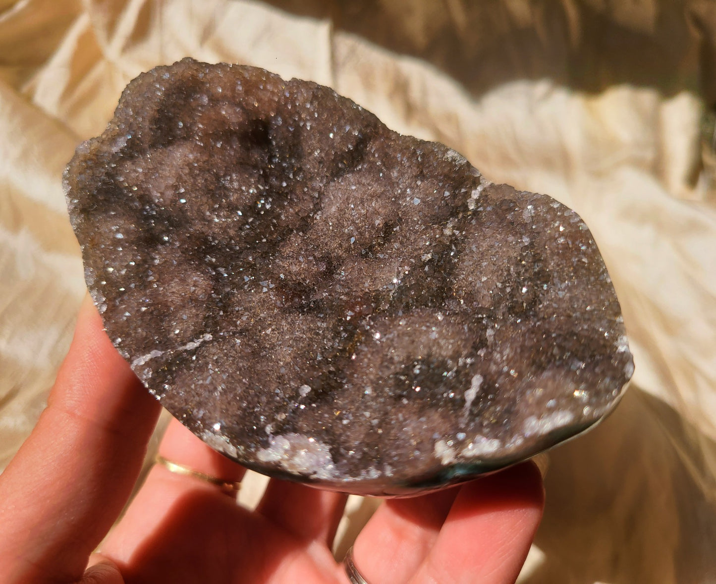 Galaxy Amethyst Cut Base 13