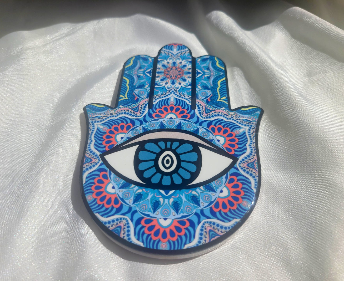 Hamsa Trinket - Light Blue
