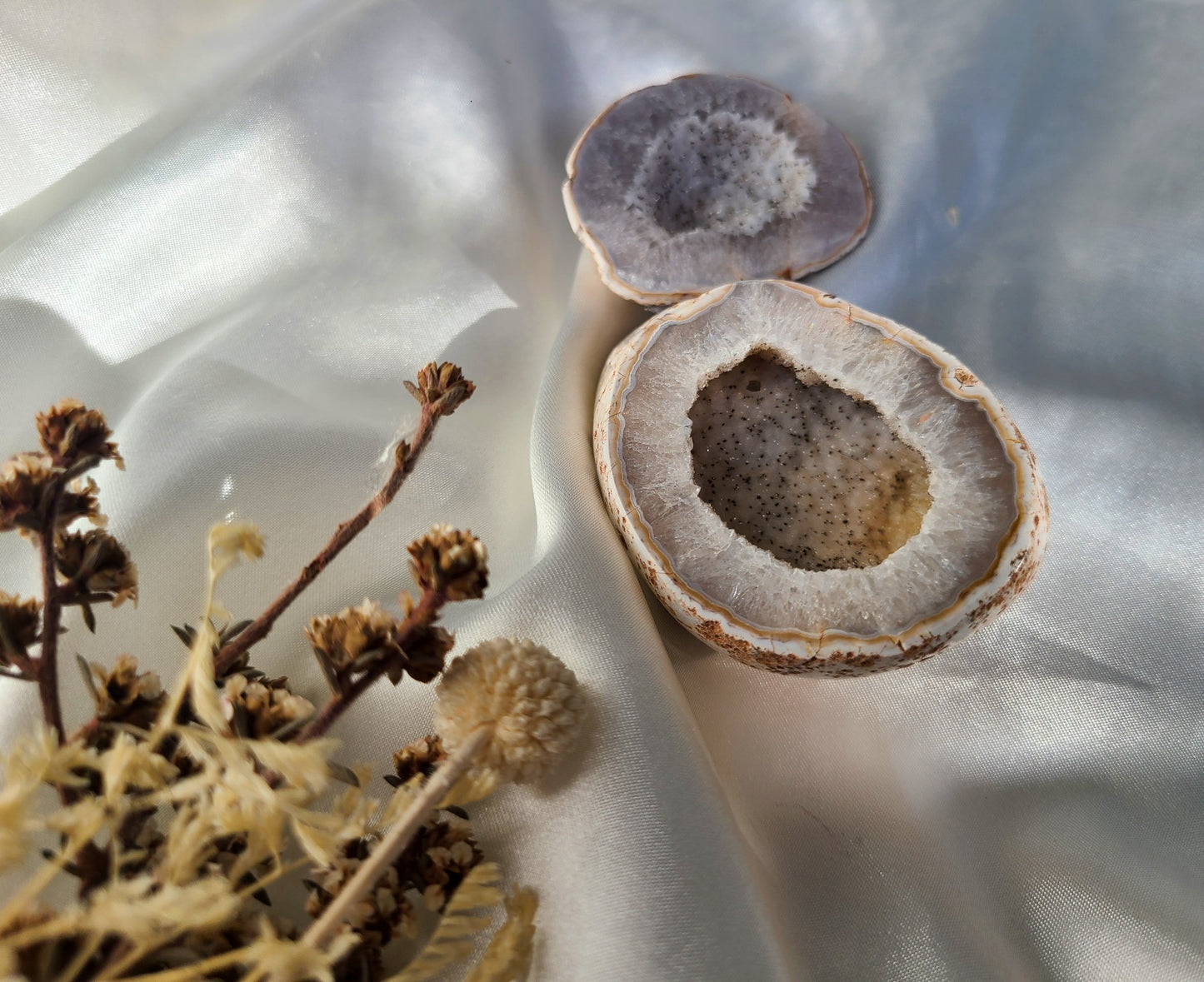 Natural Druzy Agate Jewellery Box  03