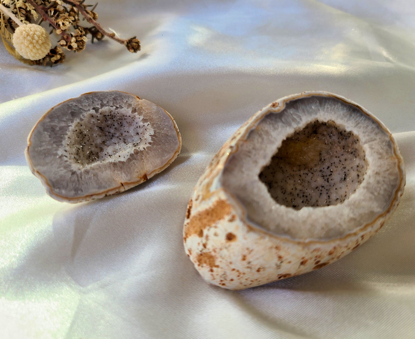 Natural Druzy Agate Jewellery Box  03