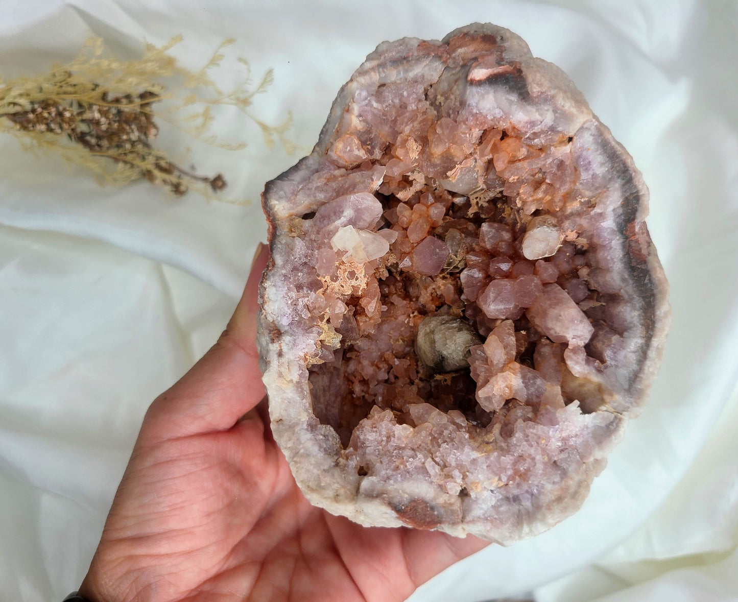 Pink Amethyst Geode 02