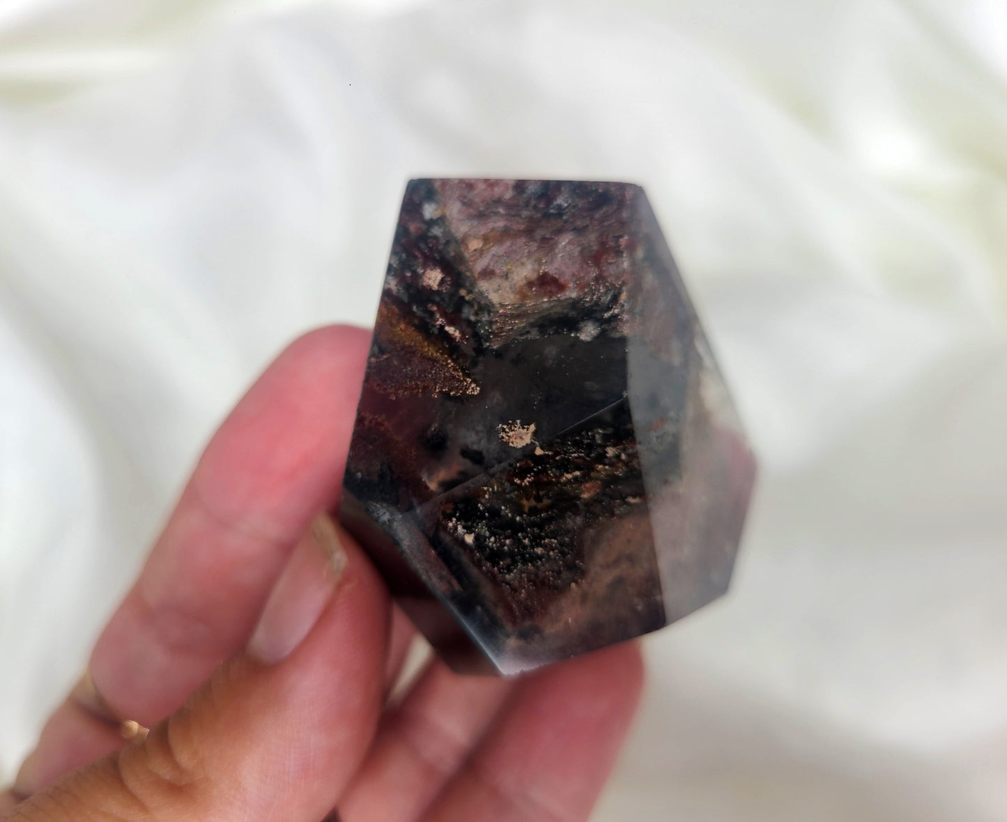 Pink Garden Quartz Free Form with Thousand Layers