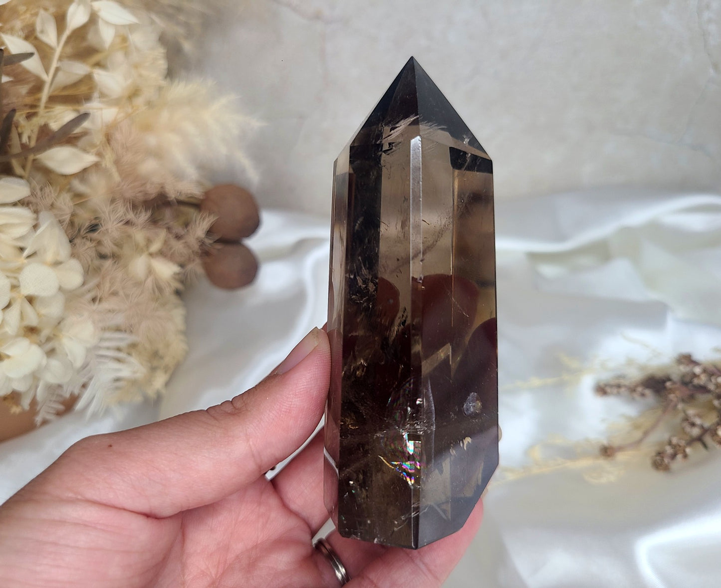 Smoky Quartz Tower