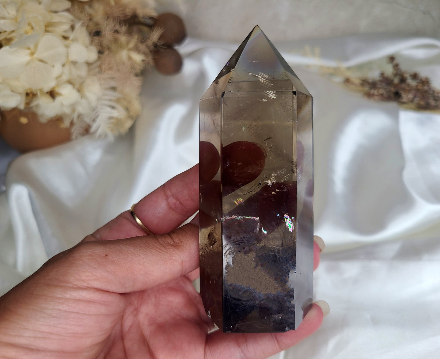 Smoky Quartz Tower