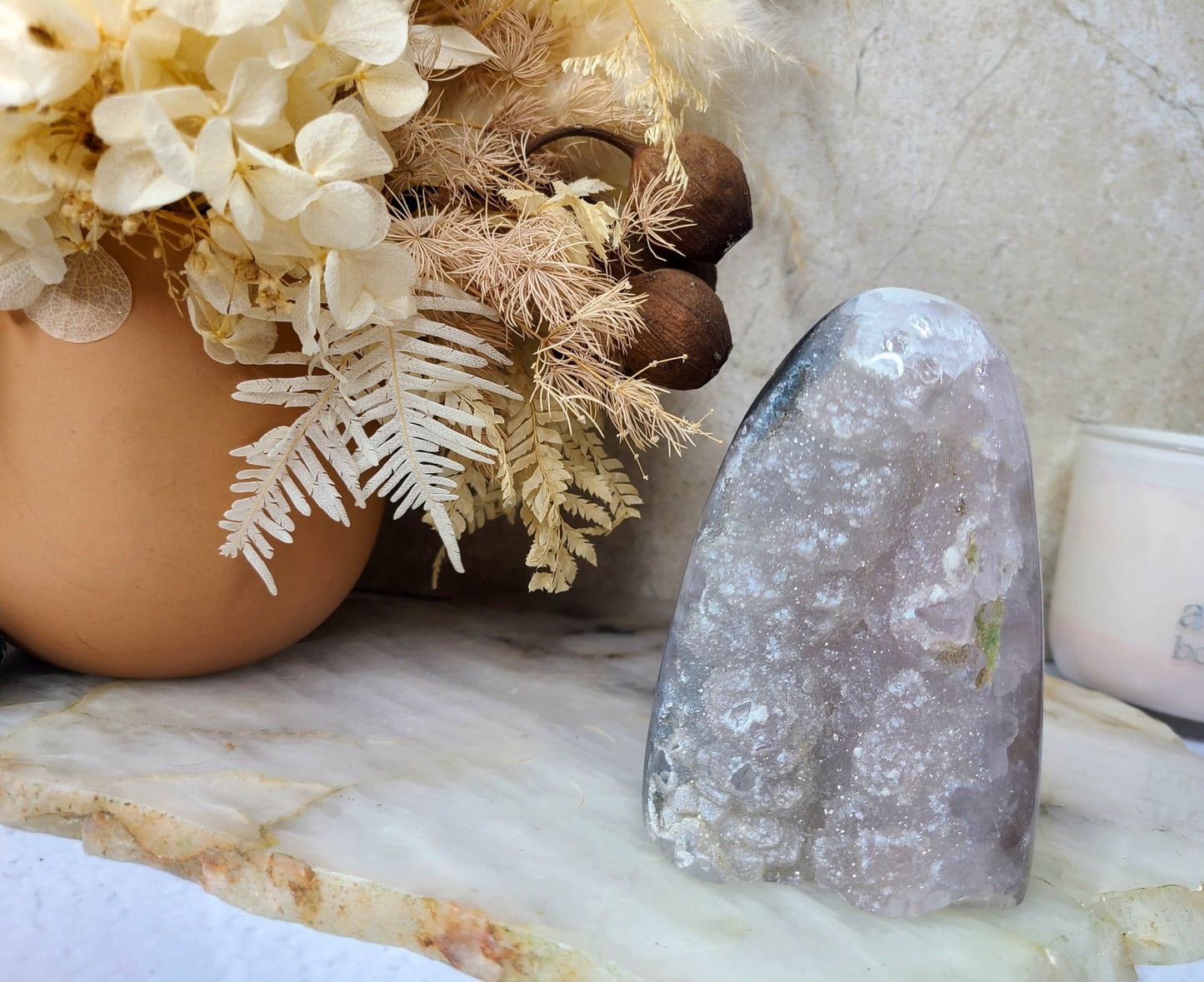 Sugar Amethyst Self-standing Cut Base 03