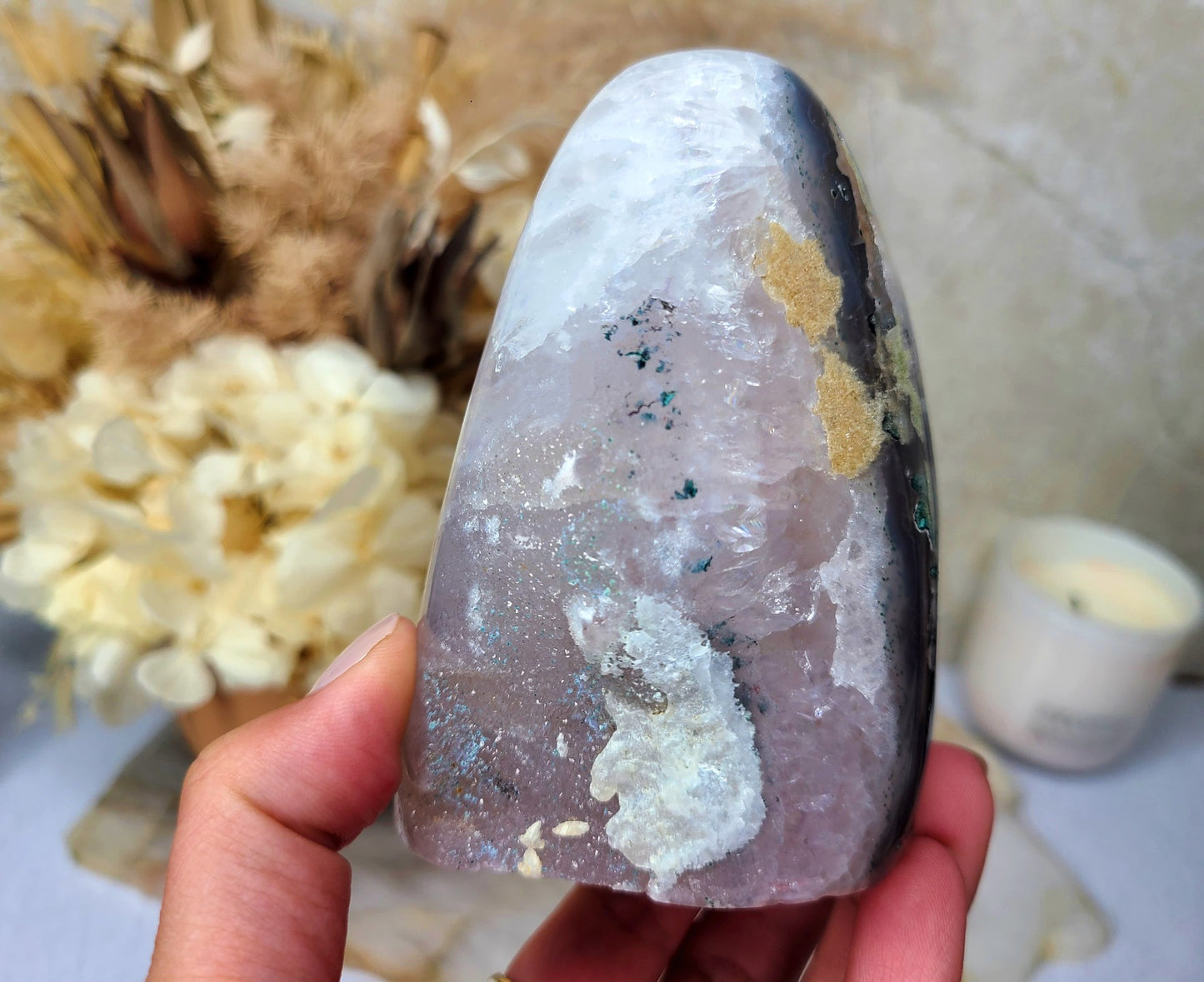 Sugar Amethyst Self-standing Cut Base 03