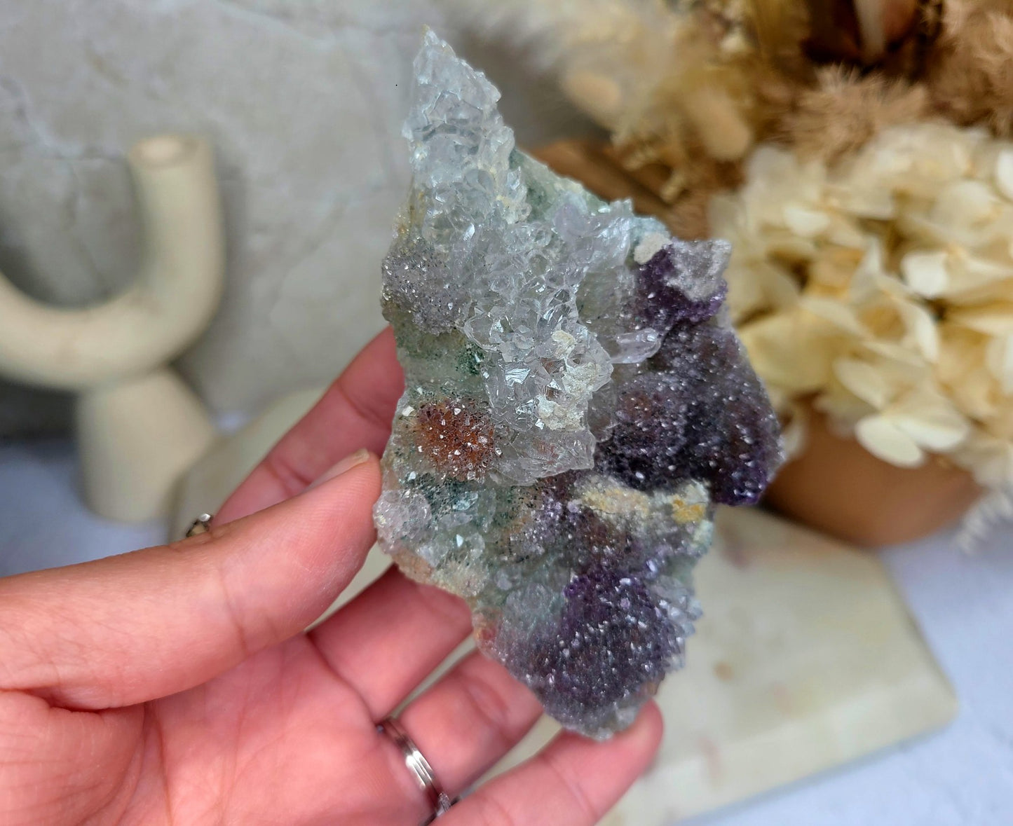 Brazilian Flower Amethyst Zeolite Specimen 05